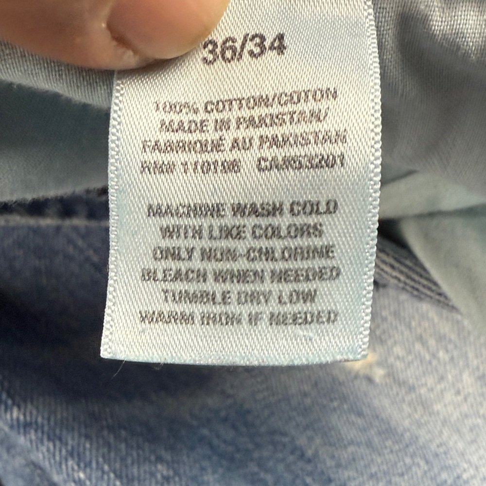 Aeropostale "DRIGGS" Slim bootcut blue jeans  Size 36 X 34 - Picture 5 of 12
